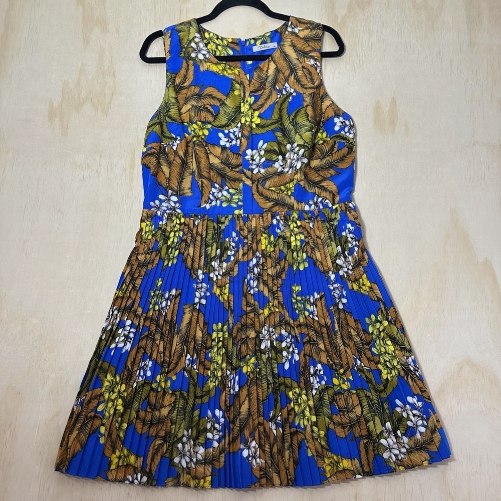 Darling Selena Floral Pleated Maxi Dress XL Romantic Garden Party Resort Wear
